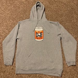 Universal | Shirts | The Simpsons Universal Studios Duff Beer Hoodie |  Poshmark